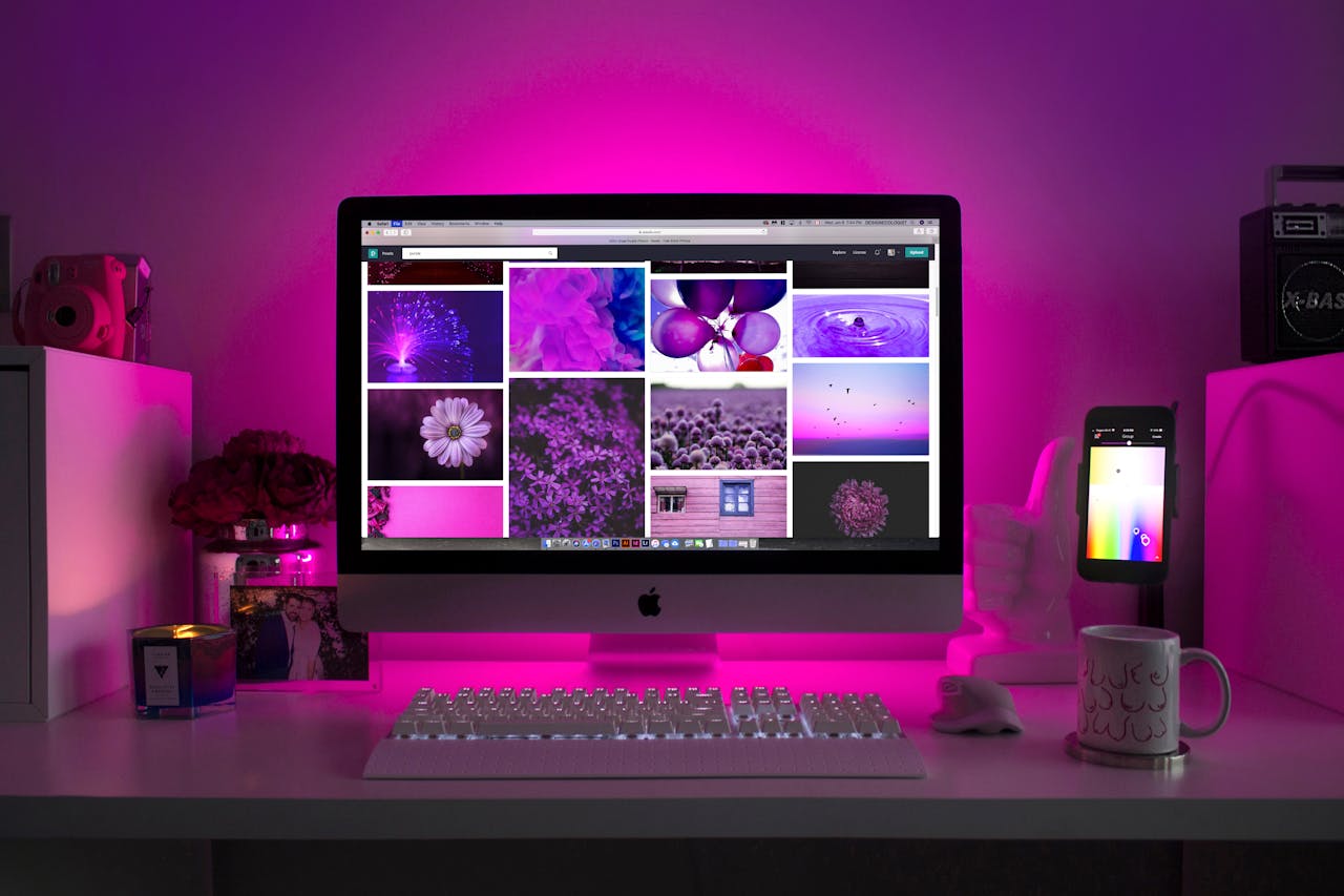 Engaging web design imagery